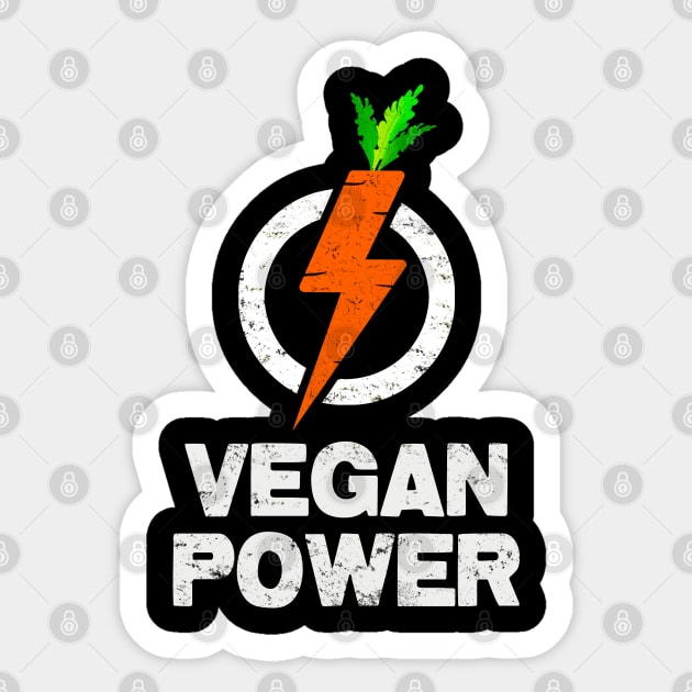 Vegan Power Sticker by AllWellia